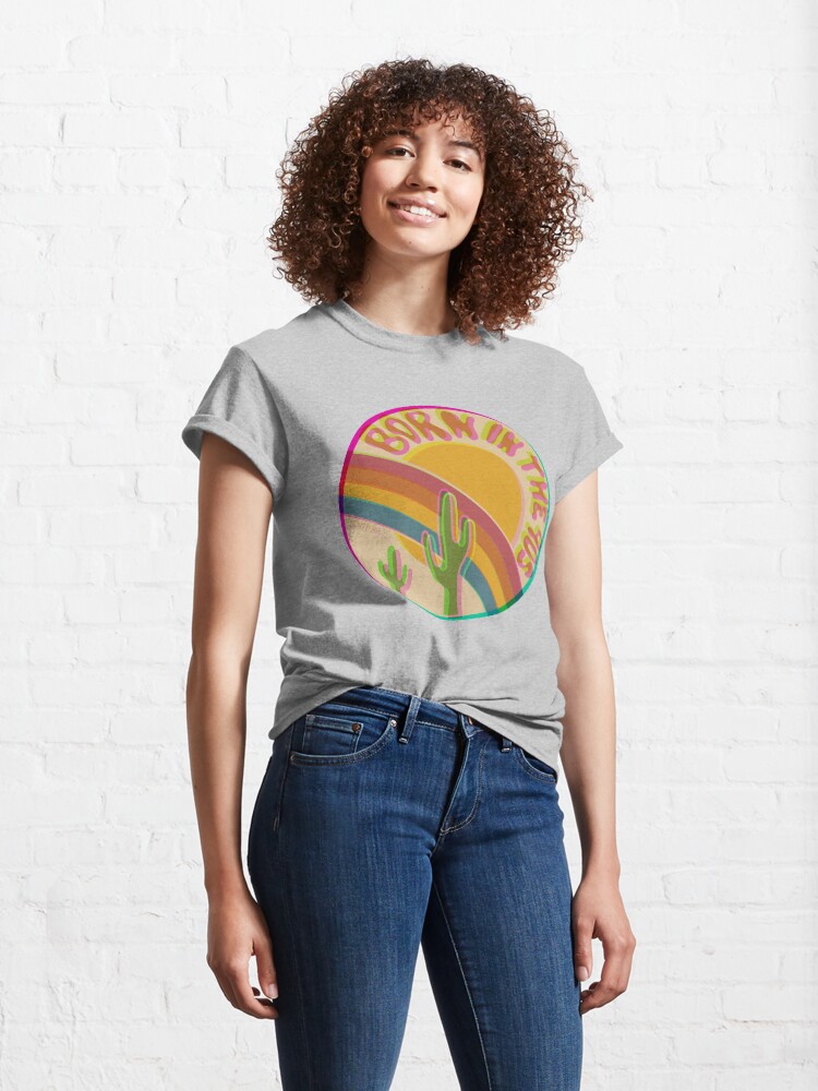 Alternate view of Born in the 90's in 3D Classic T-Shirt
