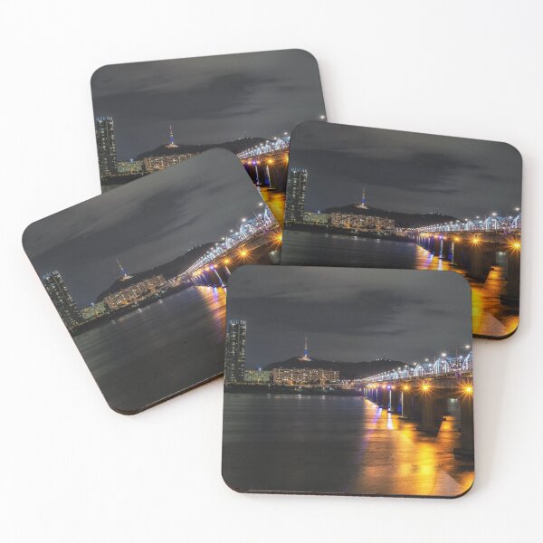 Item preview, Han river and Namsan tower at night designed and sold by aaronchoi.