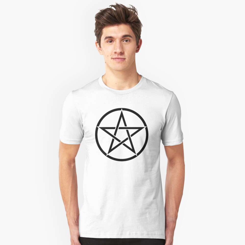 Pentagram Pagan Wiccan Witchcraft Baseball 2 Colour Unisex Pullover Hoodie