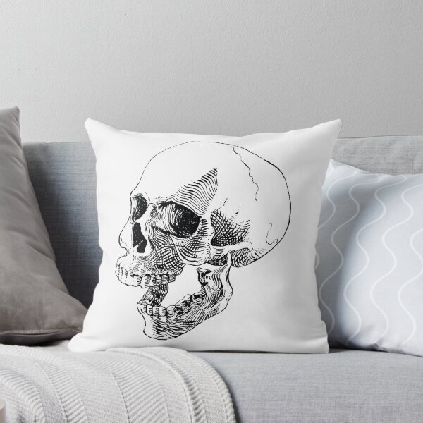 Item preview, Crosshatch Skull designed and sold by rafbanzuela.