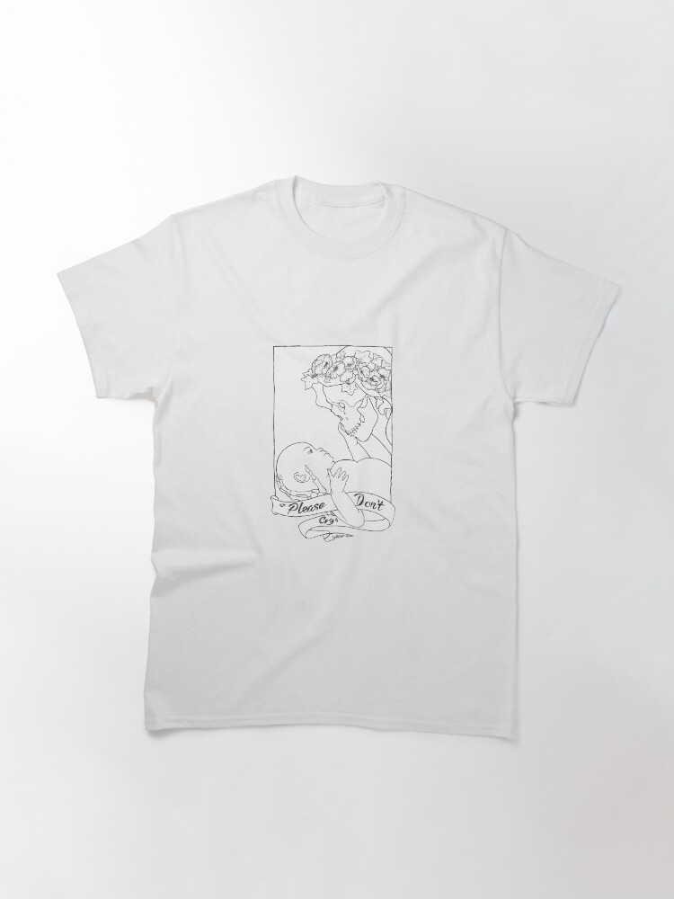 Alternate view of Please Don't Cry Classic T-Shirt