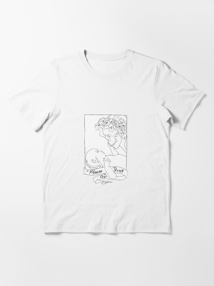 Alternate view of Please Don't Cry Essential T-Shirt