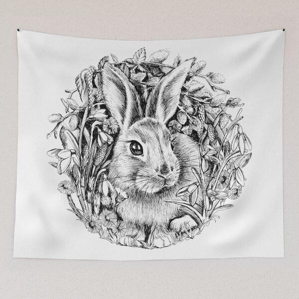 Item preview, Spring rabbit. designed and sold by Olga Kholkina.