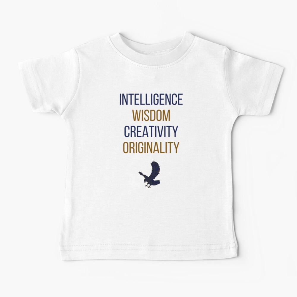 Blaue Wörter Baby T-Shirt