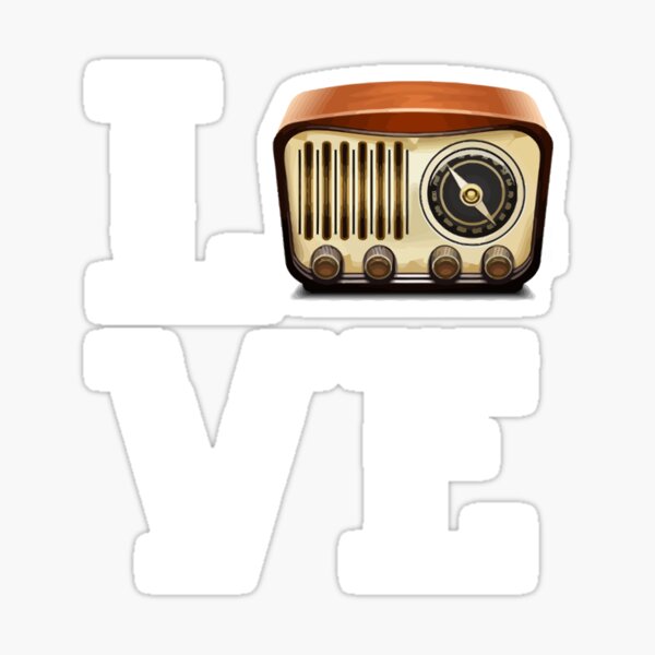Antique Radio Stickers Redbubble Antique Radio Stickers Redbubble