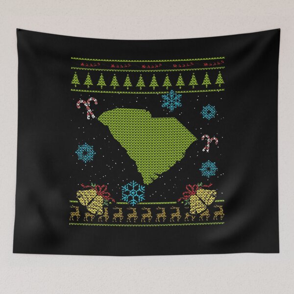 Item preview, South Carolina Christmas Ugly Shirt designed and sold by shoppzee.