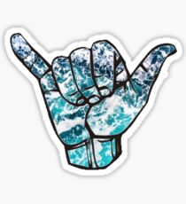 Meereswellen Shaka Sticker