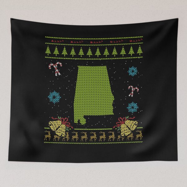 Item preview, Alabama Christmas Ugly Shirt designed and sold by shoppzee.