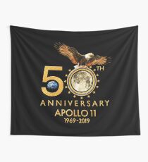 Apollo 11 zum 50. Jahrestag der Mondlandung 1969-2019 Wandbehang