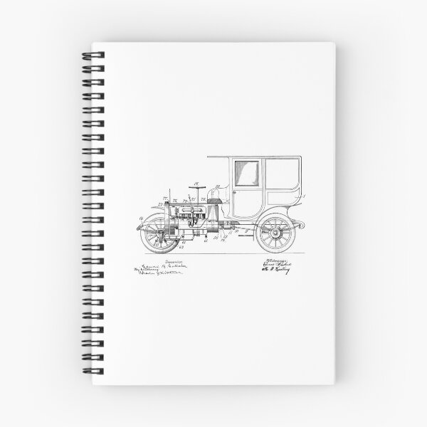 Item preview, Motor Vehicle Car Vintage Patent Drawing designed and sold by TheYoungDesigns.