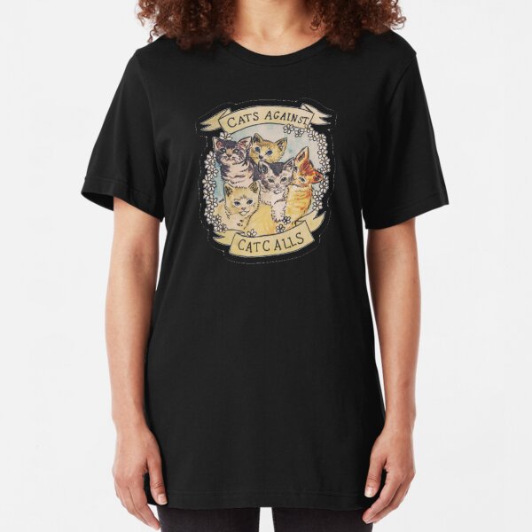 Cat Family Slim Fit T-Shirt