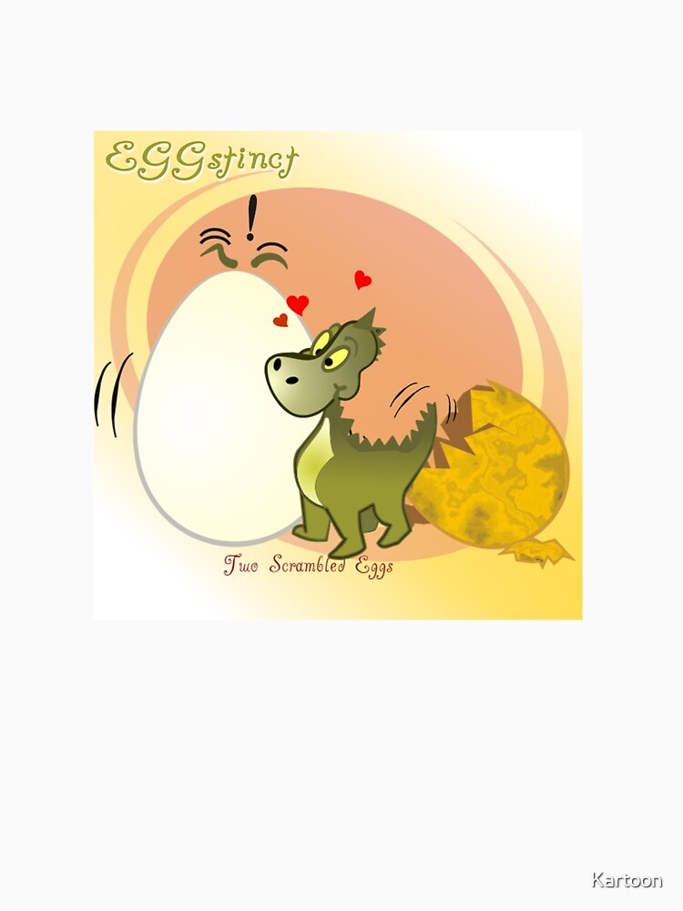 Two Scrambled Eggs - EGGstinct by Kartoon