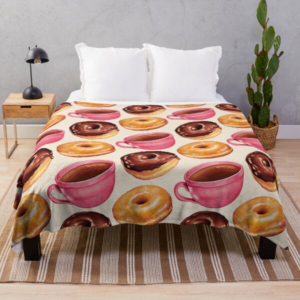 Item preview, Coffee & Donuts Pattern designed and sold by Kelly Gilleran.