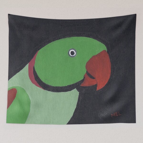 Item preview, Alex the Alexandrine Parrot designed and sold by MooMee.