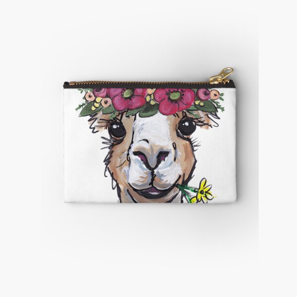 Item preview, Alpaca Art, Cute Alpaca Art with flower crown designed and sold by leekellerart.