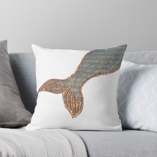 Item preview, Mermaid Tail Ocean Blue and Bronze designed and sold by BeachBumFamily.