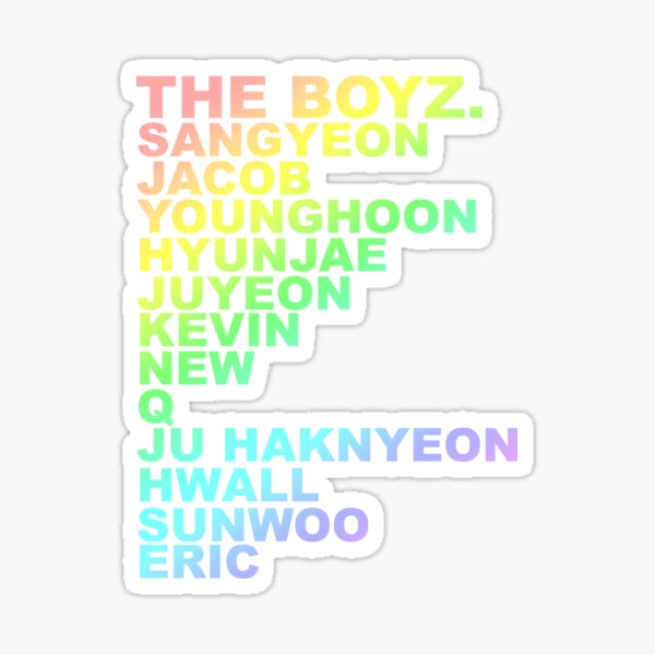 "THE BOYZ KPOP" Sticker by shannonpaints | Redbubble