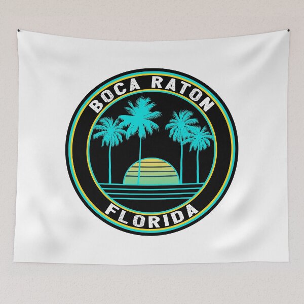 Item preview, Boca Raton Florida Surfing Beach Ocean Travel Vacation designed and sold by DESTINATIONS DECAL.