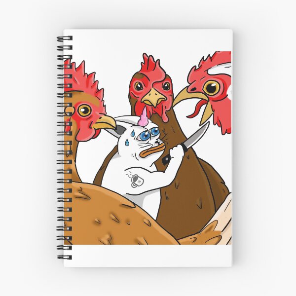 Item preview, Uni fights the Chickens designed and sold by UnicornBunny.