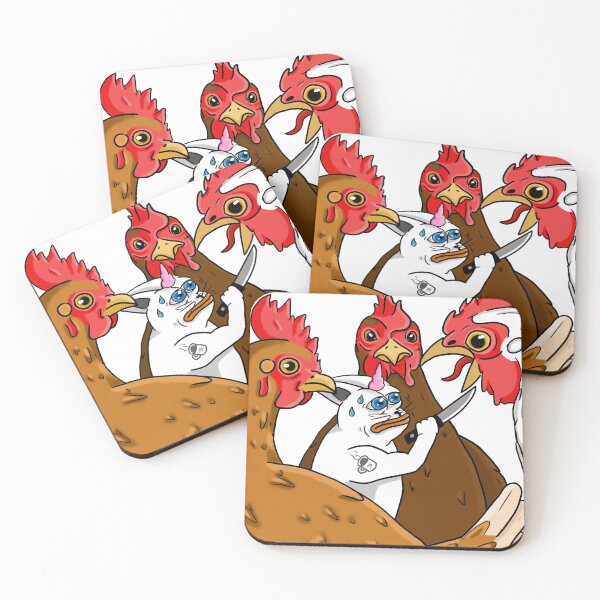 Item preview, Uni fights the Chickens designed and sold by UnicornBunny.