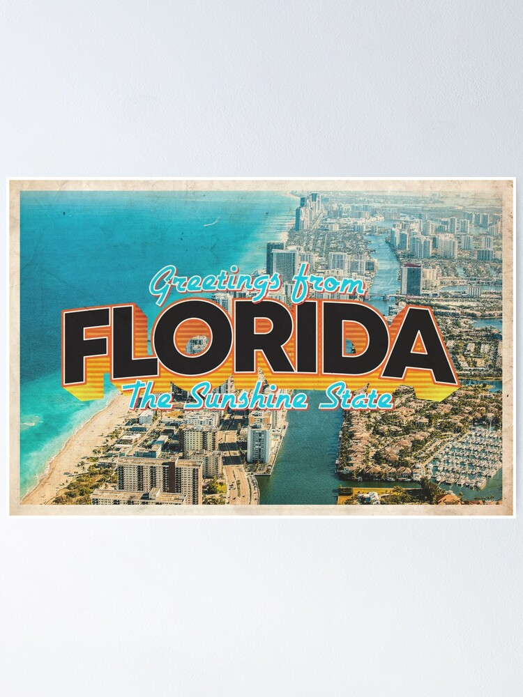 Florida Vintage Postcard | Beacon Design