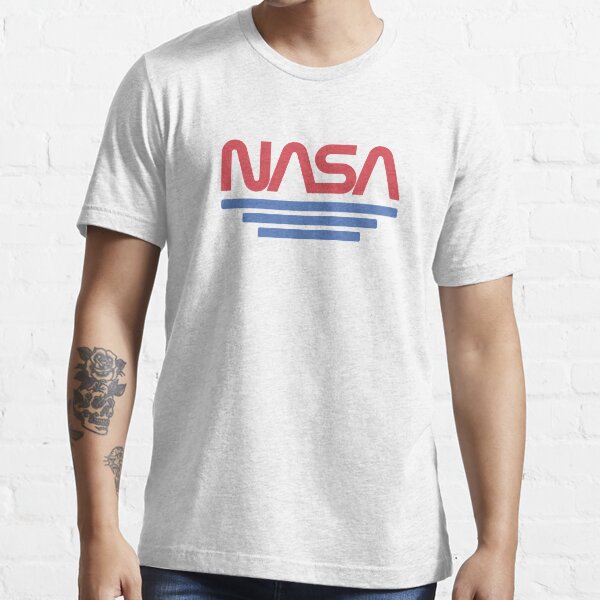 Vintage Nasa Worm Logo Red - Awesome Retro Space Essential T-Shirt