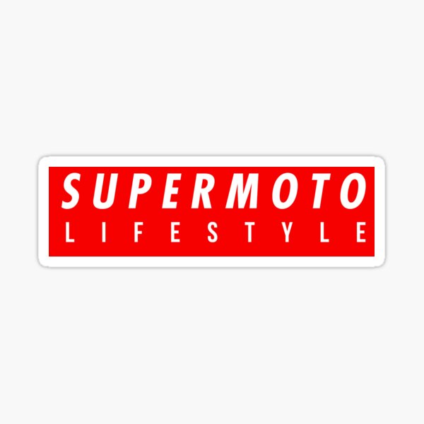 Mode de vie Supermoto Sticker