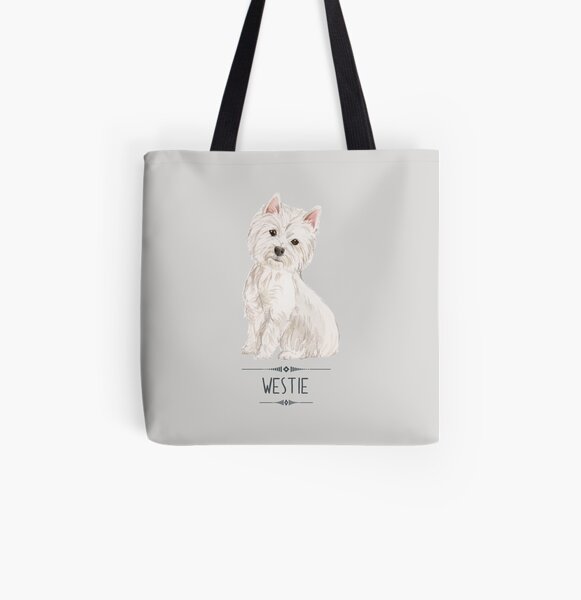 Westie - West Highland White Terrier All Over Print Tote Bag