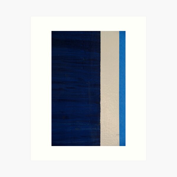 Item preview, Abstract ~ The Thin Blue Line designed and sold by Alixzandra.