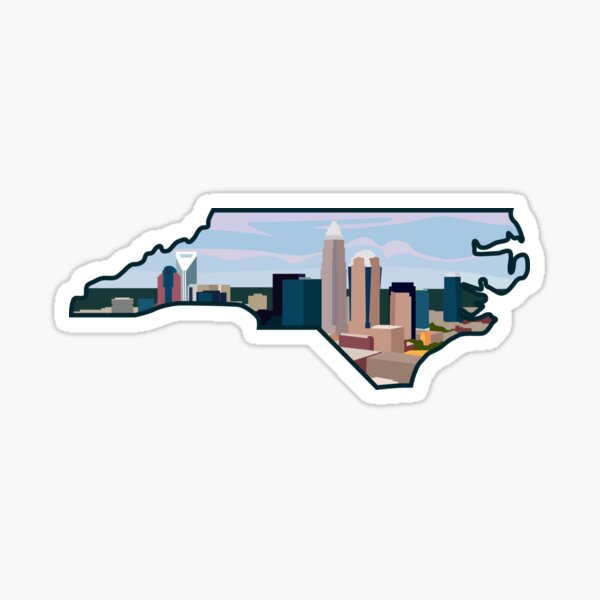 Item preview, Charlotte Skyline North Carolina State designed and sold by tlaprise.