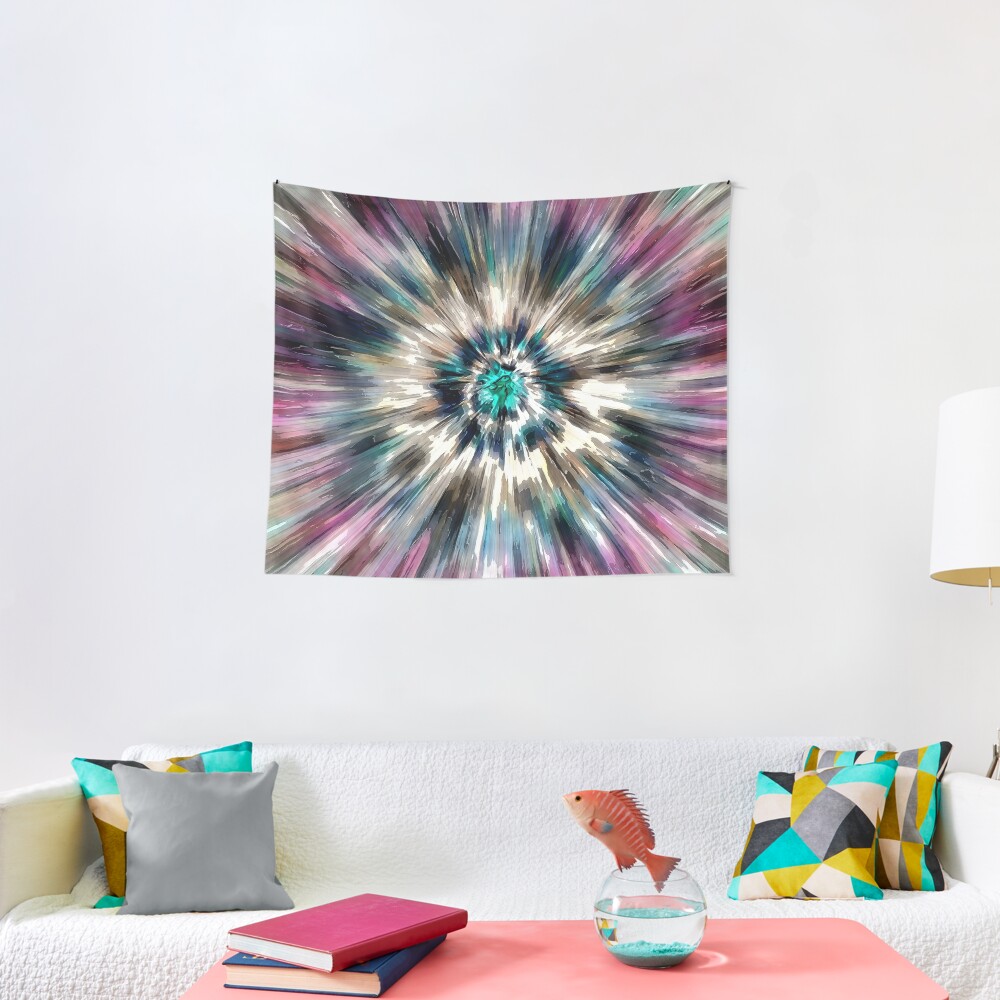 Starburst Tie Dye Tapestry