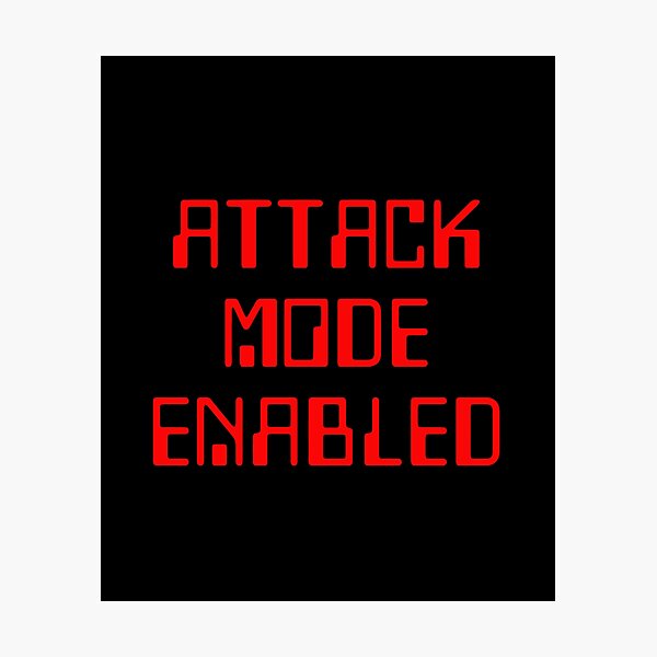 Item preview, Attack Mode Enabled Funny Gamer designed and sold by blueveins.