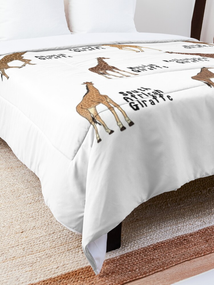 "Giraffes" Comforter by GraceT26 - Ur,comforter Detail Queen,wiDe Portrait,750x1000.1u2