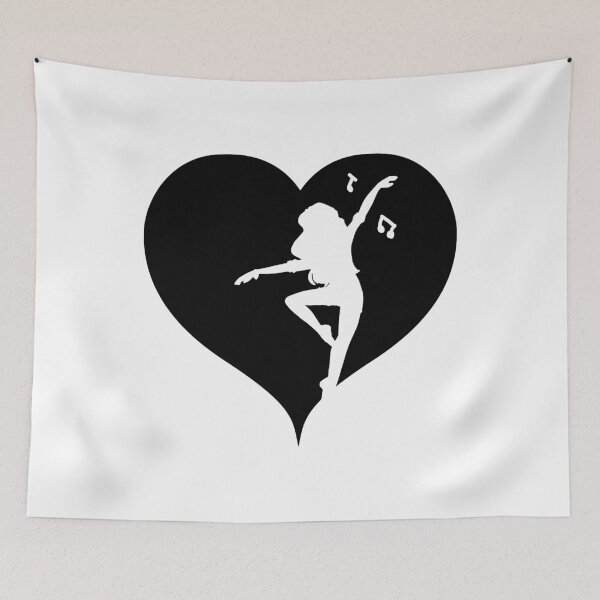 Item preview, Girl dancing music designed and sold by RetroFuchs.