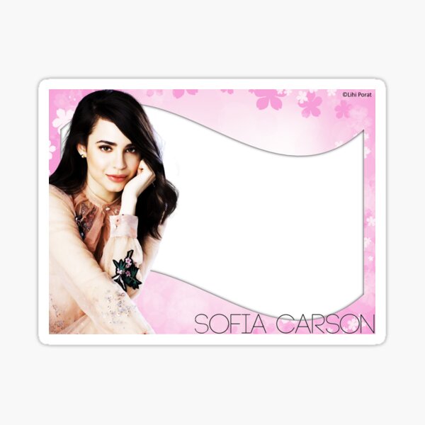 Sofia Carson - Blank Label Sticker
