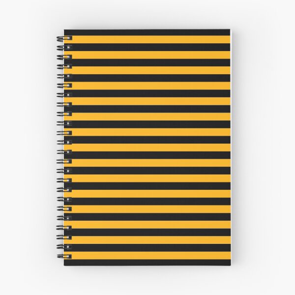 Item preview, Pale Pumpkin Orange and Black Horizontal Witch Stripes designed and sold by Creepyhollow.