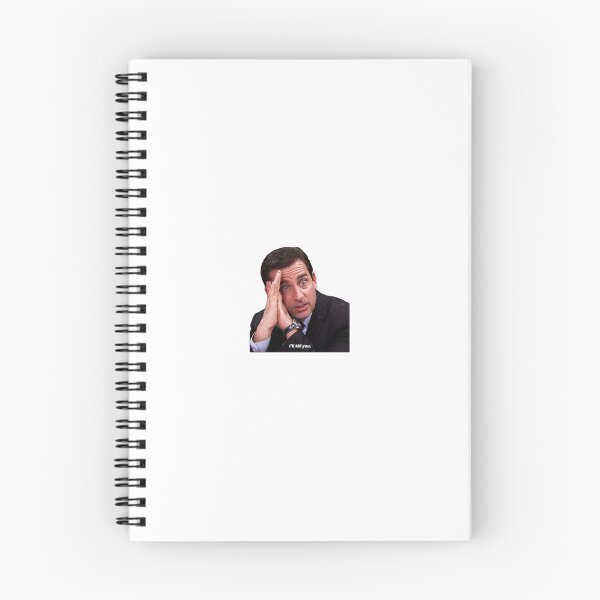 Item preview, Michael Scott I Will Kill You Sticker designed and sold by always_be_hopeful <3.