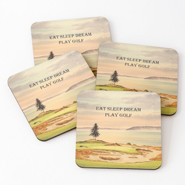 Item preview, Chambers Bay Golf Course with Eat Sleep Dream Play Golf designed and sold by William Holkham.