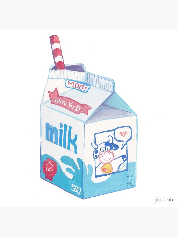 &ldquo;Milk Carton with Happy Cow&rdquo; Poster for Sale by jdunruh | Redbubble