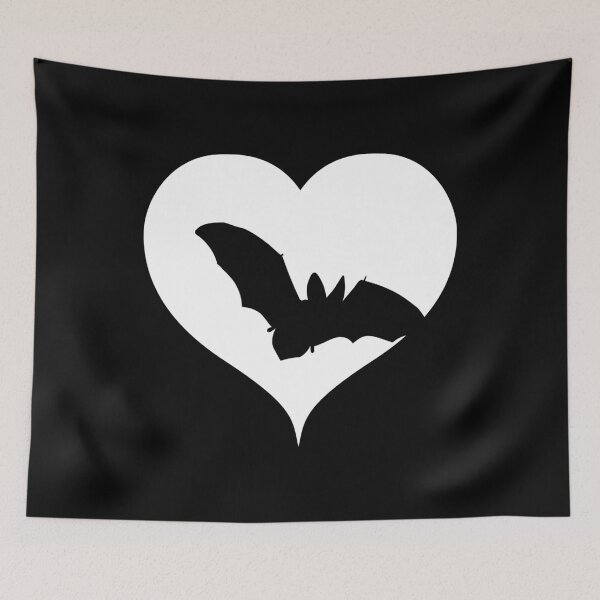 Item preview, Heart bat halloween designed and sold by RetroFuchs.