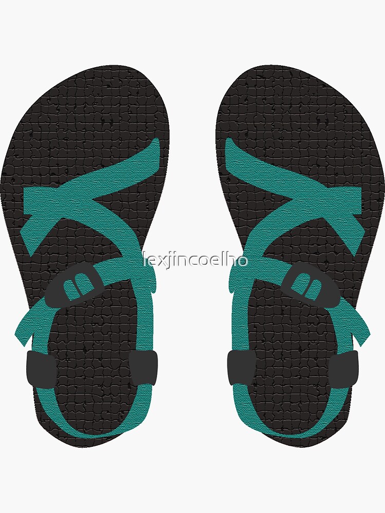 teal chacos