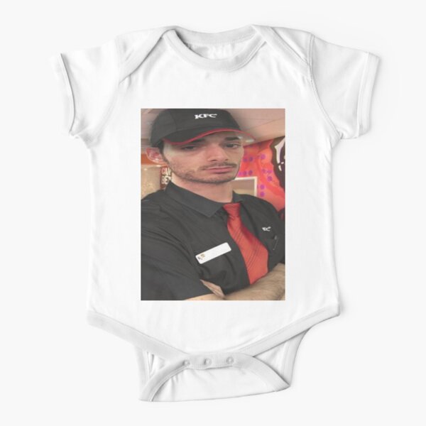 Ice Poseidon Kfc Manager Cx Baby One Piece By Dead2stronk Redbubble