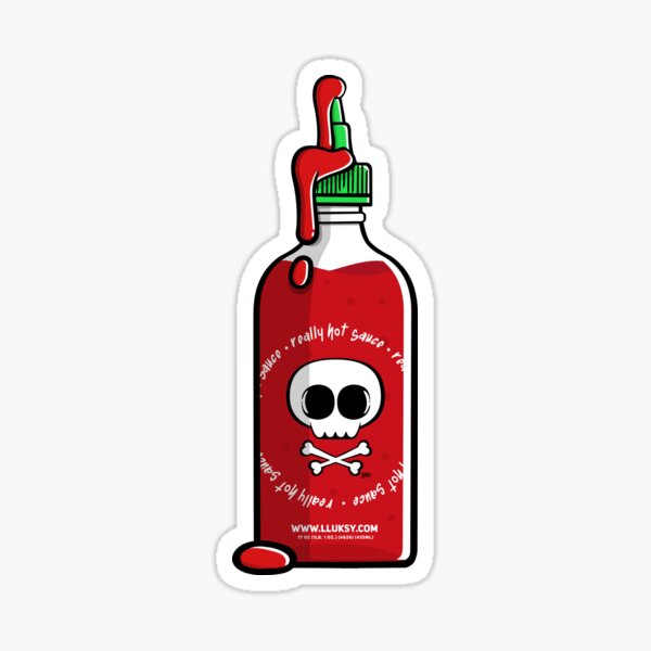 Really Hot Sauce Sticker For Sale By Lluksy Redbubble 6702