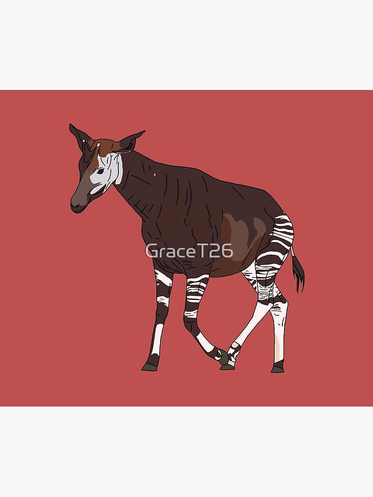 "Okapi" Throw Blanket for Sale by GraceT26 Redbubble