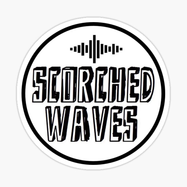 Scorched Waves Main Logo | Scorched Waves Sticker