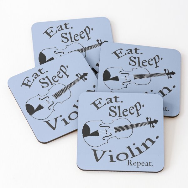 Item preview, Violin eat sleep repeat designed and sold by candhdesigns.