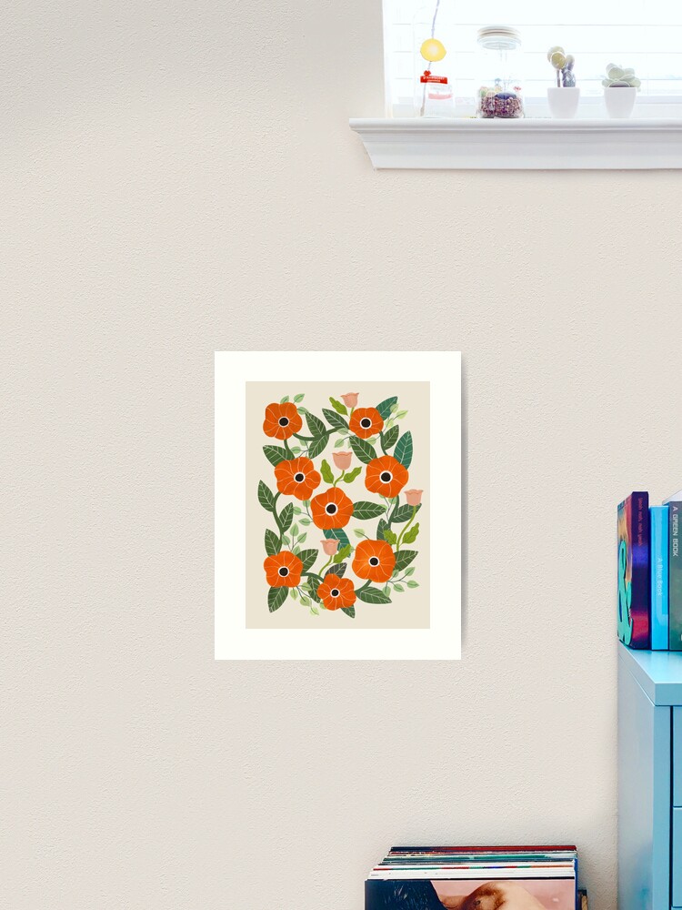Thumbnail 2 of 3, Art Print, Poppies designed and sold by artiisan.