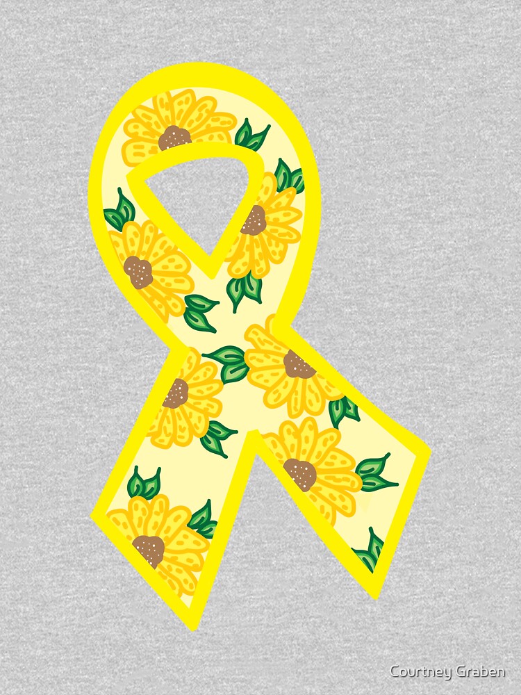 "Childhood Cancer Awareness Ribbon " Tshirt by