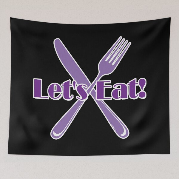 Item preview, LET’S EAT designed and sold by WOOFANG.