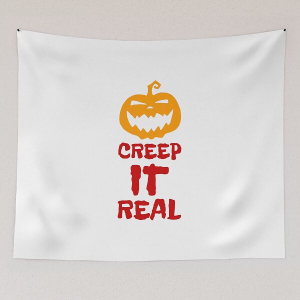 Item preview, Creep It Real Pumpkin Halloween designed and sold by DibbaDesigns.
